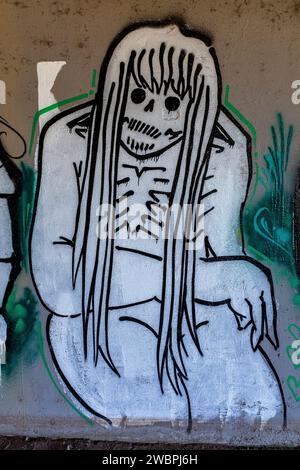 graffiti à Albuquerque, Nouveau-Mexique Banque D'Images