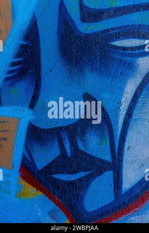 graffiti à Albuquerque, Nouveau-Mexique Banque D'Images