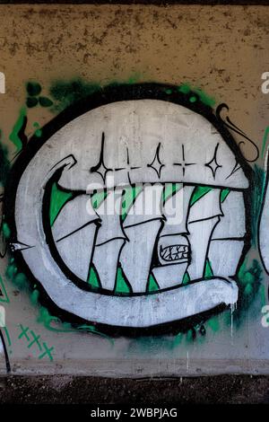 graffiti à Albuquerque, Nouveau-Mexique Banque D'Images