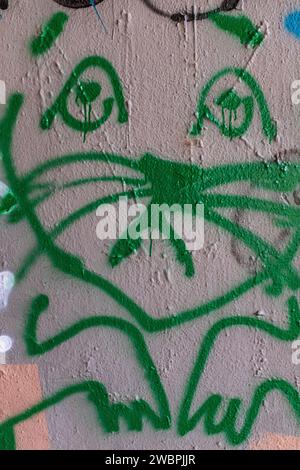 graffiti à Albuquerque, Nouveau-Mexique Banque D'Images