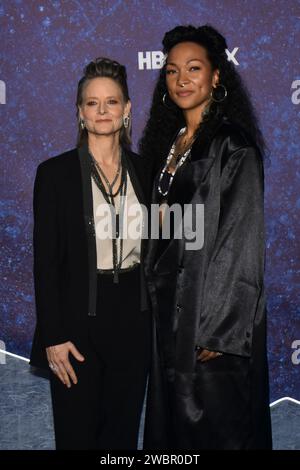 Non exclusive : 11 janvier 2023, Mexico, Mexique : l'actrice américaine Jodie Foster assiste au tapis bleu pour la première série télévisée de HBO True Det Banque D'Images