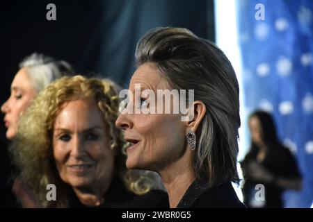 Non exclusive : 11 janvier 2023, Mexico, Mexique : l'actrice américaine Jodie Foster assiste au tapis bleu pour la première série télévisée de HBO True Det Banque D'Images