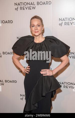 New York, États-Unis. 11 janvier 2024. Laura Linney assiste au gala du Conseil national de révision 2024 à Cipriani 42nd Street à New York. Crédit : SOPA Images Limited/Alamy Live News Banque D'Images