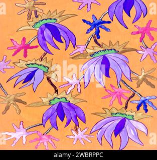 Jef de Schilder Artwork - motifs abstraits Banque D'Images