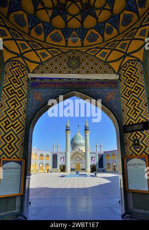 Le sanctuaire de Hilal ibn Ali (alias Imam Zadeh Mohammad Al Awsat/Mohammed Helal Shrine), Kashan, Iran Banque D'Images