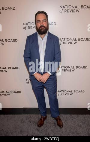 New York, États-Unis. 11 janvier 2024. Josh Penn participe au Gala 2024 du National Board of Review à Cipriani 42nd Street à New York, États-Unis, le 11 janvier 2024. (Photo de Thenews2/NurPhoto) crédit : NurPhoto SRL/Alamy Live News Banque D'Images