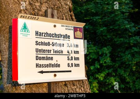 Kanonenplatz Schanze Stiege Harz Banque D'Images