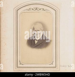 PortraT van Alexander von Humboldt, E. Linde, 1855 - 1859 Photographie. Carte de visite cette photo fait partie d'un album. carton. support photographique albumen estampe personnes historiques. explorateur Banque D'Images