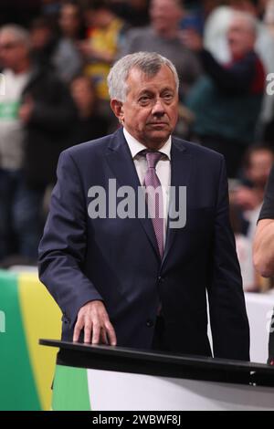 MUNICH, Allemagne. , . Michael Wiederer, président de l'EHF 2024 Fédération internationale de Handball en Europe - lors du Championnat d'Europe de Handball masculin, EHF EURO 2024, DANEMARK vs TCHÉQUIE, dans le stade Olympic Park on12. Janvier à Muenchen (photo Arthur THILL/ATP Images) (THILL Arthur/ATP/SPP) crédit : SPP Sport Press photo. /Alamy Live News Banque D'Images