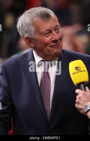 MUNICH, Allemagne. , . Michael Wiederer, président de l'EHF 2024 Fédération internationale de Handball en Europe - lors du Championnat d'Europe de Handball masculin, EHF EURO 2024, DANEMARK vs TCHÉQUIE, dans le stade Olympic Park on12. Janvier à Muenchen (photo Arthur THILL/ATP Images) (THILL Arthur/ATP/SPP) crédit : SPP Sport Press photo. /Alamy Live News Banque D'Images