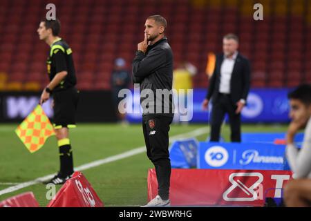 Ben Cahn au 11e tour de l'A-League de football masculin, Brisbane Roar vs Sydney FC, Suncorp Stadium, Brisbane, Queensland, le 6 janvier 2024 Banque D'Images