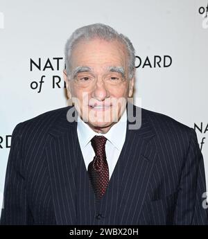 New York, États-Unis. 12 janvier 2024. Martin Scorsese crédit : Imagespace/Alamy Live News Banque D'Images