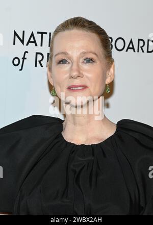 New York, États-Unis. 12 janvier 2024. Laura Linney assiste au Gala du Conseil national de révision 2024 à Cipriani 42nd Street le 11 janvier 2024 à New York. Photo : Jeremy Smith/imageSPACE crédit : Imagespace/Alamy Live News Banque D'Images