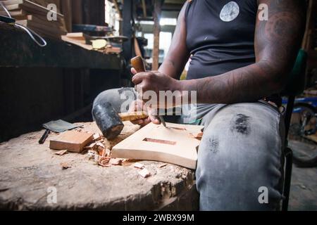 La Fondation Tumac œuvre depuis 50 ans à préserver les connaissances traditionnelles des communautés d’ascendance africaine dans le Pacifique Sud colombien Banque D'Images