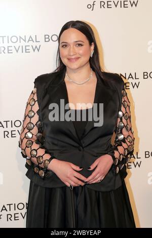 Ciprianis, New York, États-Unis, le 11 janvier 2024 - Lily Gladstone assiste au gala annuel des prix 2024 du National Board of Review à Cipriani 42nd Street à New York. Photo : Giada Papini Rampelotto/EuropaNewswire usage éditorial seulement. Non destiné à UN USAGE commercial ! Banque D'Images