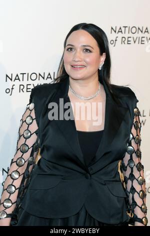 Ciprianis, New York, États-Unis, le 11 janvier 2024 - Lily Gladstone assiste au gala annuel des prix 2024 du National Board of Review à Cipriani 42nd Street à New York. Photo : Giada Papini Rampelotto/EuropaNewswire usage éditorial seulement. Non destiné à UN USAGE commercial ! Banque D'Images