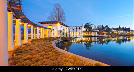 Lake Merritt Colonnade Oakland Californie Banque D'Images