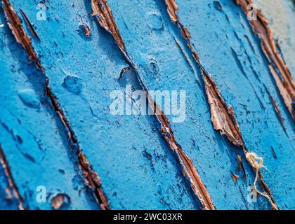 Bateau Old Abandoned texture Wood Paint Namibie Lüderitz Banque D'Images