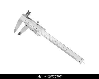 Calibres sur fond blanc. Illustration vectorielle. Banque D'Images