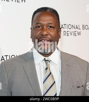 New York, États-Unis. 11 janvier 2024. Wendell Pierce pose pour une photographie lors du gala des National Board of Review Awards à New York, aux États-Unis, le 12 janvier 2024. (Photo de John Nacion/NurPhoto) crédit : NurPhoto SRL/Alamy Live News Banque D'Images