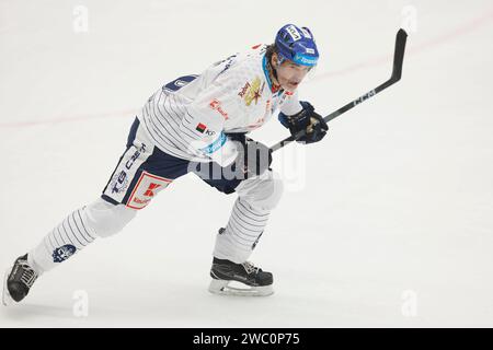 Légende tchèque du hockey Jaromir Jagr, propriétaire de Rytiri Kladno, en action lors de la 35e ronde du hockey tchèque Extralegue match BK Mlada Boleslav - Rytiri Banque D'Images