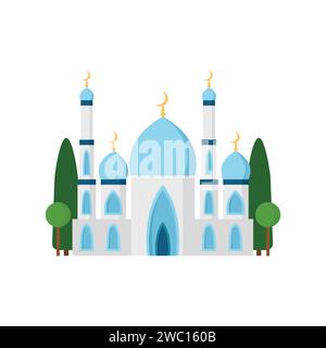 Mosquée musulmane traditionnelle Illustration de Vecteur