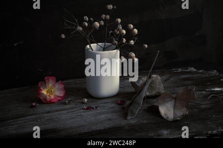 Nature morte pour des célébrations comme la Saint Valentin, Noël, Pâques Banque D'Images