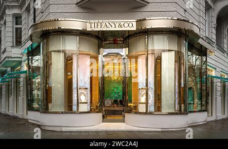 Magasin de luxe Tiffany & Co à Berlin, Allemagne Banque D'Images