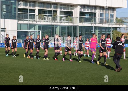 San Pedro Del Pinatar, Espagne. 12 janvier 2024. Photographié lors d'un match amical de football féminin entre le FC Bayern Munich et Granada CF le vendredi 11 janvier 2024 à San Pedro Del Pinatar, Espagne. Crédit : Sportpix/Alamy Live News Banque D'Images