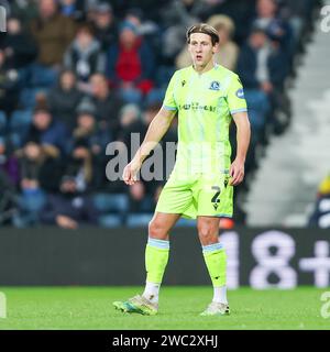 West Bromwich, Royaume-Uni. 13 janvier 2024. Callum Brittain de Blackburn lors du match EFL Sky Bet Championship match entre West Bromwich Albion et Blackburn Rovers aux Hawthorns, West Bromwich, Angleterre le 13 janvier 2024. Photo de Stuart Leggett. Usage éditorial uniquement, licence requise pour un usage commercial. Aucune utilisation dans les Paris, les jeux ou les publications d'un seul club/ligue/joueur. Crédit : UK Sports pics Ltd/Alamy Live News Banque D'Images