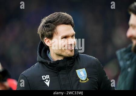 L'entraîneur de Sheffield Wednesday Danny Rohl avant le match du championnat Sky Bet au St Mary's Stadium, Southampton. Date de la photo : samedi 13 janvier 2024. Banque D'Images