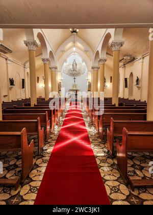 Chapelle Nossa Senhora das Graças à Rio de Janeiro, Brésil - 27 octobre 2023 : vue de la Chapelle Nossa Senhora das Graças dans le quartier de Botaf Banque D'Images