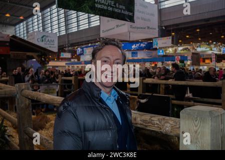Salon International de l'Agriculture 2018 ; Stéphane Bern visite le salon. Paris France. Banque D'Images
