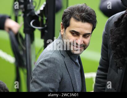 Newcastle upon Tyne, Royaume-Uni. 13 janvier 2024. Le co-propriétaire de Newcastle United Mehrdad Ghodoussi lors du match de Premier League à St. James' Park, Newcastle upon Tyne. Le crédit photo devrait être : Nigel Roddis/Sportimage crédit : Sportimage Ltd/Alamy Live News Banque D'Images