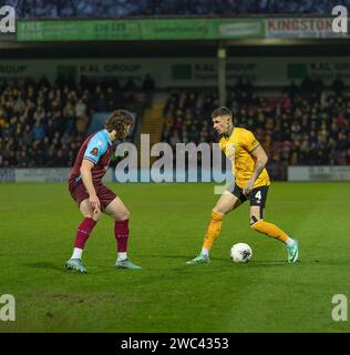 Scunthorpe United vs Boston United Vanaram National League Glandford Park, Scunthorpe, Angleterre 06.01.2024 Banque D'Images