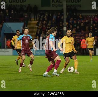 Scunthorpe United vs Boston United Vanaram National League Glandford Park, Scunthorpe, Angleterre 06.01.2024 Banque D'Images