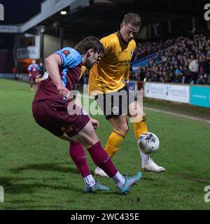 Scunthorpe United vs Boston United Vanaram National League Glandford Park, Scunthorpe, Angleterre 06.01.2024 Banque D'Images