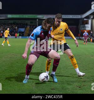 Scunthorpe United vs Boston United Vanaram National League Glandford Park, Scunthorpe, Angleterre 06.01.2024 Banque D'Images