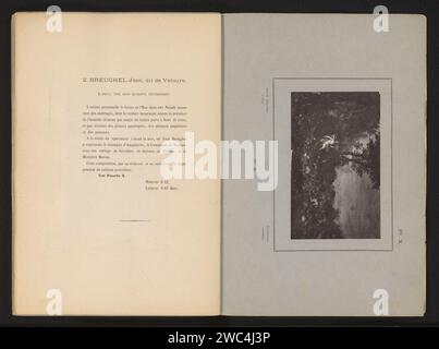 Production photographique de la peinture l'allégorie de l'eau par Jan Brueghel I, Paul Joseph Nicolas Nestor Schaffers, d'après Jan Brueghel (I), c. 1873 - dans ou avant 1878 photographie papier impression carbone eau (un des quatre éléments). image, peinture Banque D'Images