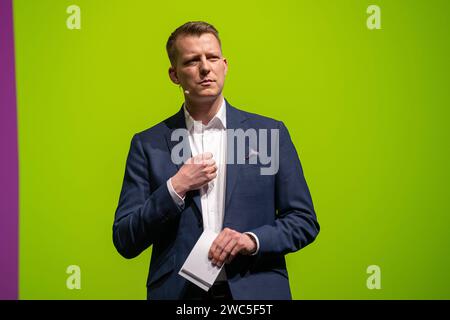 Neujahrsempfang der FDP in Nordrhein-Westfalen Gesellschaft, Politik, Parteien : Neujahrsempfang der FDP in Nordrhein-Westfalen am 14.01.24 im Maritim Hotel in Duesseldorf. Foto : Kirchner-Media/TH Duesseldorf Maritim Hotel Nordrhein-Westfalen Deutschland *** réception du nouvel an du FDP en Rhénanie du Nord-Westphalie Société, politique, fêtes réception du FDP en Rhénanie du Nord-Westphalie le 14 01 24 à l'Hôtel Maritim à Duesseldorf photo Kirchner Media TH Hôtel Duesseldorf Maritim Rhénanie du Nord-Westphalie Allemagne Copyright: xKirchner-Media/THX Banque D'Images