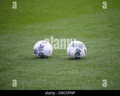 Londres, Royaume-Uni. 14 janvier 2024. Londres, Angleterre, janvier 14 2024 : le match se déroule avant le match de la FA Cup Adobe Womens entre Arsenal et Watford au Mangata Pay UK Stadium Meadow Park à Londres, en Angleterre. (Jay Patel/SPP) crédit : SPP Sport Press photo. /Alamy Live News Banque D'Images