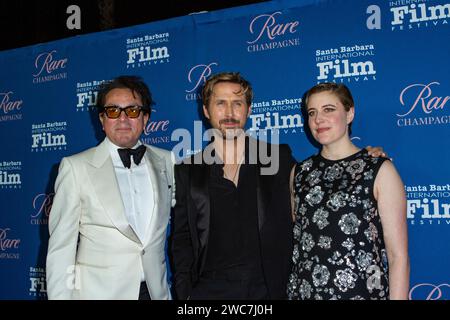 Ryan Gosling, Greta Gerwig, 16E Prix Kirk Douglas pour l’excellence cinématographique du SBIFF, The Ritz-Carlton Bacara, Santa Barbara, CA, 1.13.24 Banque D'Images