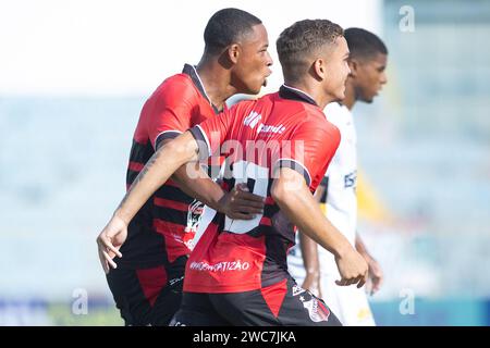 Sao Carlos, Brésil. 14 janvier 2024. SP - SAO CARLOS - 01/14/2024 - COPA SAO PAULO 2024, ITUANO (photo Fabio Moreira Pinto/AGIF/Sipa USA) crédit : SIPA USA/Alamy Live News Banque D'Images