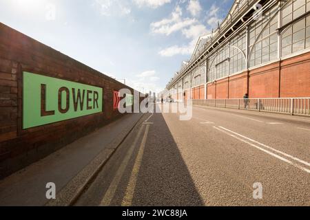 La gare de Waterloo, également connue sous le nom de London Waterloo, est un terminus central de Londres sur le réseau National Rail au Royaume-Uni, Lambeth Banque D'Images