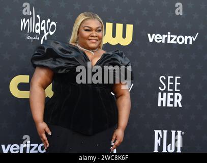 Los Angeles, États-Unis. 14 janvier 2024. Da'Vine Joy Randolph assiste à la 29e cérémonie annuelle des Critics' Choice Awards au Barker Hanger à Santa Monica, en Californie, le dimanche 14 janvier 2024. Photo de Jim Ruymen/UPI crédit : UPI/Alamy Live News Banque D'Images