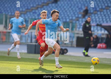 Roma, Italie. 14 janvier 2024. Patric (Lazio) football/Soccer : Match italien 'Serie A TIMm' entre le SS Lazio 1-0 US Lecce à l'Estadio Olimpico de Roma à Roma, Italie . Crédit : Mutsu Kawamori/AFLO/Alamy Live News Banque D'Images