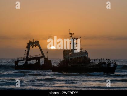 Namibie Swakopmund Zeila Shipwreck Banque D'Images