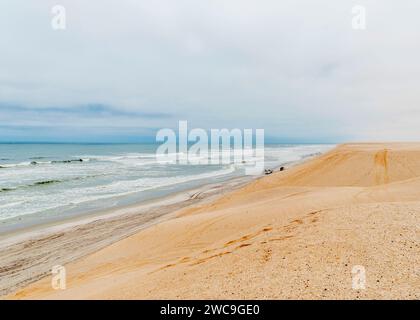 Namibie Swakopmund plages Sand Dunes Mer paysages Banque D'Images