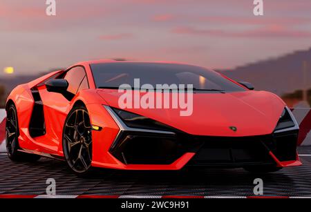 Lamborghini Revuelto est le successeur du modèle Aventador Banque D'Images