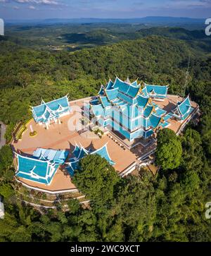 Vue aérienne de Wat Pa Phu Kon à Loei, Thaïlande Banque D'Images